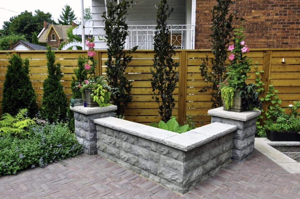 hardscape bench